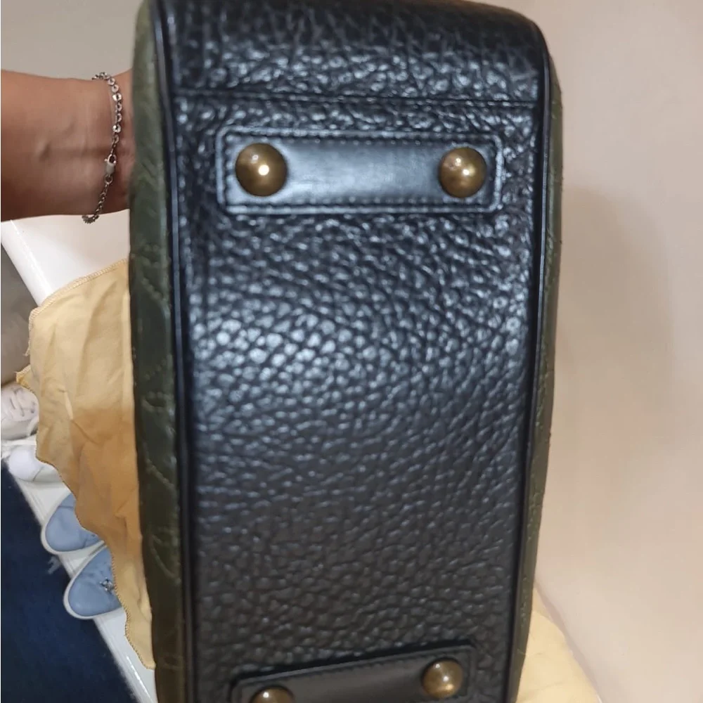 Louis Vuitton Vienna Clara Monogram Quilted Leather Olive Green and Black Bag